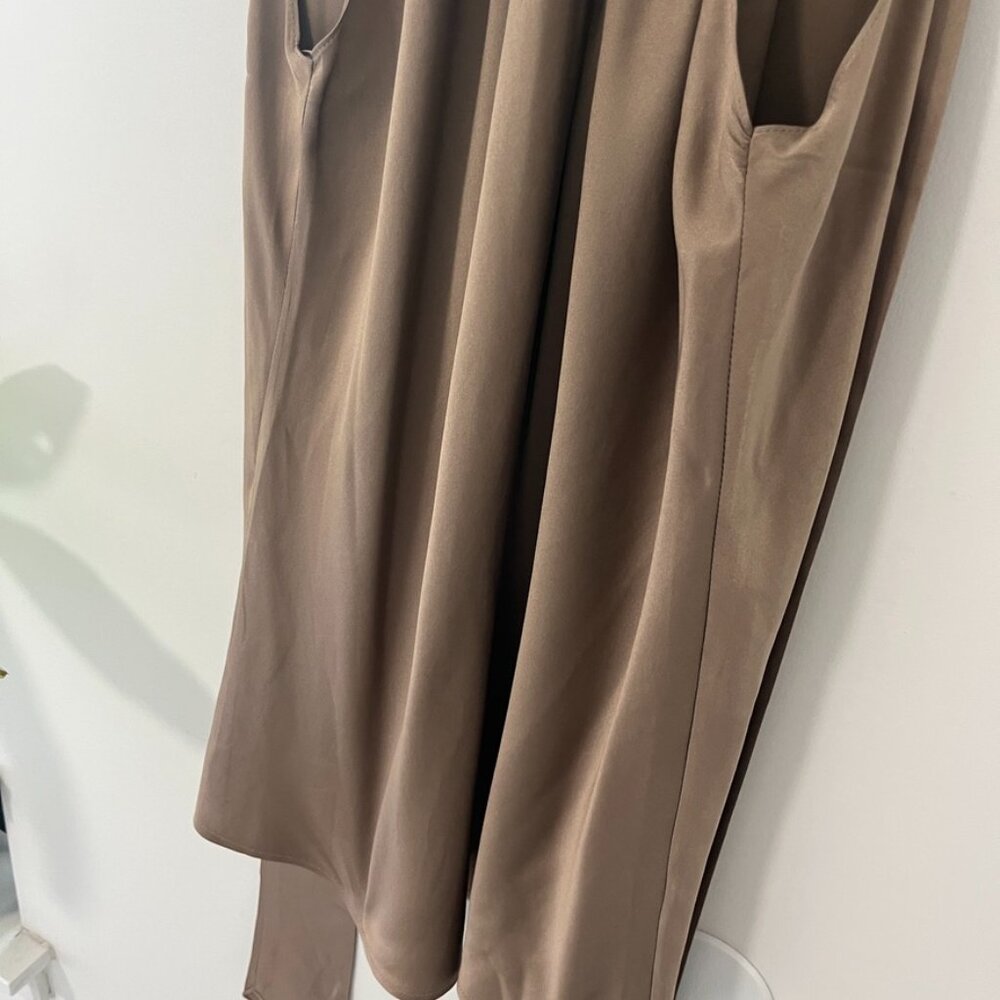 Ramy Brook Brown Silk Halter Tank Size XS - Picture 3 of 7